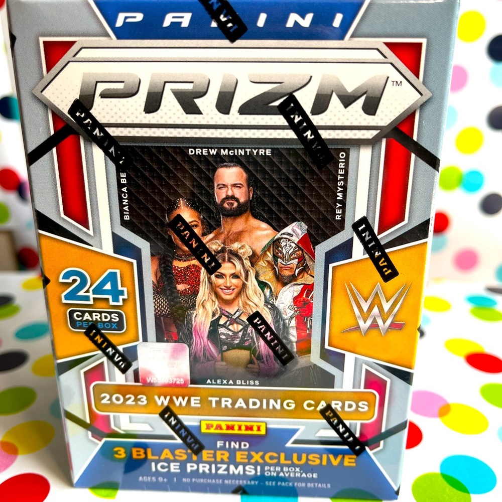 2023 Panini Prizm WWE Blaster Box Sealed Ice Prizms Green Pulsar /25